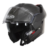 Casco Hjc Rebatible I100 Solido Semi F Titanium