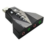 Tarjeta De Sonido Usb Externa 7.1 Doble Jack Mic Y Audio