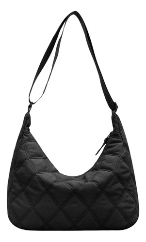 Bolso De Hombro Tipo Hobo Para Mujer, Bandolera Acolchada