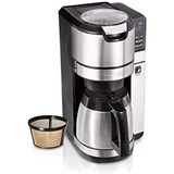 Cafetera Programable Hamilton Beach Con Molinillo De Granos 