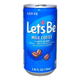 Bebida Coreana Café Lata De 175ml Lotte Let's Be Mild 1pz
