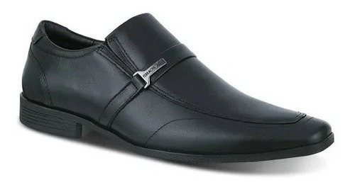 Sapato Preto  Masculino Fivela Mocassim Ferracini 4076-281