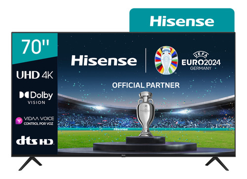 Smart Tv Hisense 70a6h 70'' Uhd 4k Led Vidaa