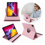 Funda Giratoria Para iPad Air 10.9 4 Gen 2020 A2316 Carpeta Color Rosa