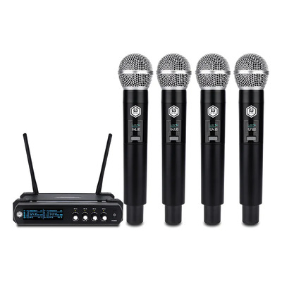 Winmix Sistema De Micrófono Inalámbrico Profesional Dinámico4 Micrófonos Incluidoskit Completo Con Tecnología Anti-interferencia Para Karaoke Familiar\u002Fprofesional | Envío gratis