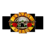 Cuadro Decorativo Moderno Guns And Roses Jd-0853 Xl