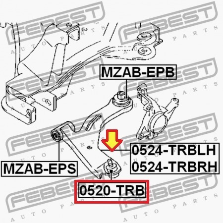 Munon Para Meseta Inferior Ford Escape 2000 - 2007 Foto 2