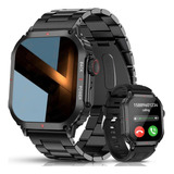 Reloj Inteligente Hombre Deportivo Militar Bluetooth Llamada