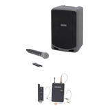 Samson Portable Pa Kit With Wireless Headset And Handheld Mi