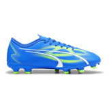 Zapato Futbol Puma Ultra Play Fg/ag Azul Hombre