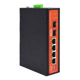 Switch Industrial Poe+ Gigabit De 6 Puertos Con 2 Sfp De