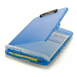 Officemate 83304 Slim Clipboard Storage Box, Translucent