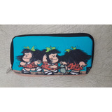 Funda Porta Anteojos Neoprene C/cierre Mafalda