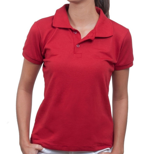 Camisa Polo Feminina Camiseta Gola Atacado Uniforme Piquet