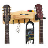 Vrupin Soporte De Pared Para Guitarra De Madera Maciza Natur