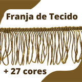 Franja De Tecido Mostarda - 5cm Rolo C/10 Metros - Nybc