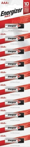 Pila Alcalina Energizer Aaa Blister X 10u 