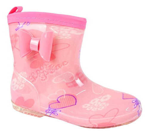 Botas De Lluvia Para Niñas Caucho Impermeables