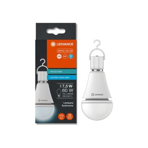 Lámpara Led 7.5w C/batería Emergencia 3hs Ledvance Fr/ca