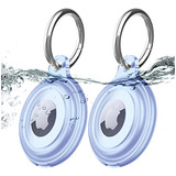 2 Pack Ipx8 Waterproof Airtag Keychain Holder Case, Lig...