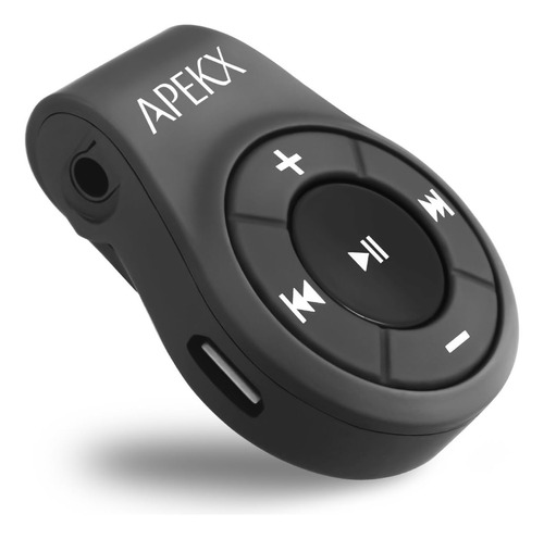 Apekx Clip Adaptador De Audio Bluetooth Para Auriculares, Au