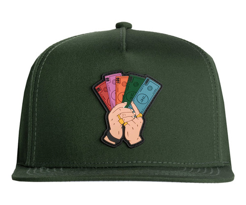 Gorra Jc Hats Never Look Back Green Original Snapback