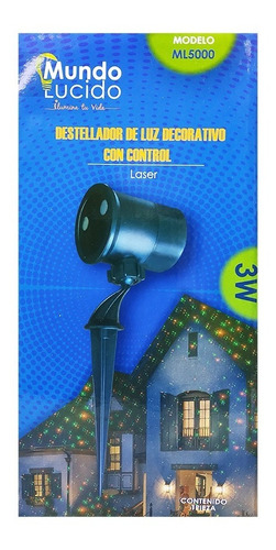 9 Pz Proyector Led Navideño Elige La Figura Ml5000p