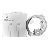 Cabo Recarga 60w Conector Usb-c 1m Trançado  Para iPhone 15