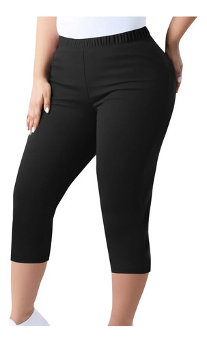 Vestido Pantalones De Yoga De Talla Grande Para Mujer, Talla