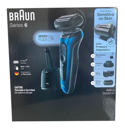 Barbeador Eletrico Braun Series 6 Senso Flex  6090cc
