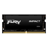 Memória Ram Kingston Fury Impact Sodimm Ddr4 16gb 2666 Cl16 