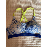 Brassiere Deportivo Victoria Secret Pink Azul 30 A Mujer