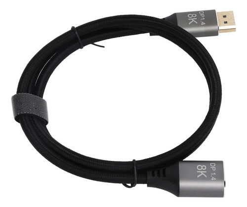 Adaptador De Cable De Extensión Display Port 1.4 Macho A Hem