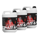 Kit 3 Líquido Para Maquina Haze Sem Óleo Fluído 5 Litros Usa Cor Água 110/220v