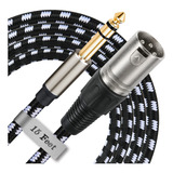 Sound Harbor Cable Xlr A 1/4 De 15 Pies, Trs De 0.250 In A C