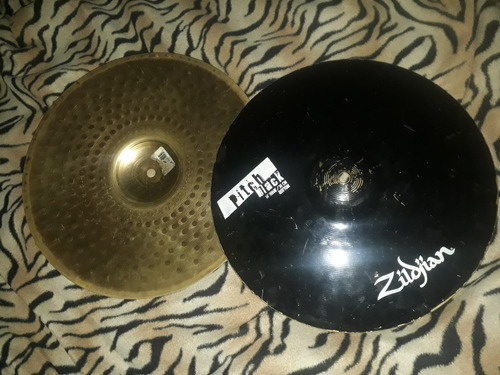 Hi Hat Zildjian Pitch Black 14 /36cm. Exc. Estado.enviograt