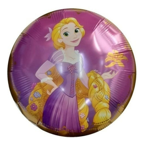 Globo Rapunzel 45×45 Cotillón Cumpleaños Princesas 