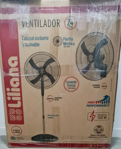 Ventilador De Pie Liliana 24 