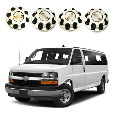 4 Tapones Chevrolet Express, Silverado, Gris 8 Birlos | Envío gratis