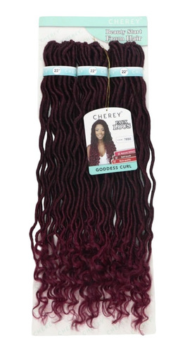 Cabelo Sintetico Faux Locs-dread-crochet Goddess Curl+agulha