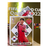 Heung Min Son Legend Figurinha Extra Sticker Ouro Copa 22