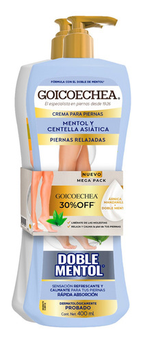 Pack Goicoechea Crema Doble Mentol + Arnica 400ml