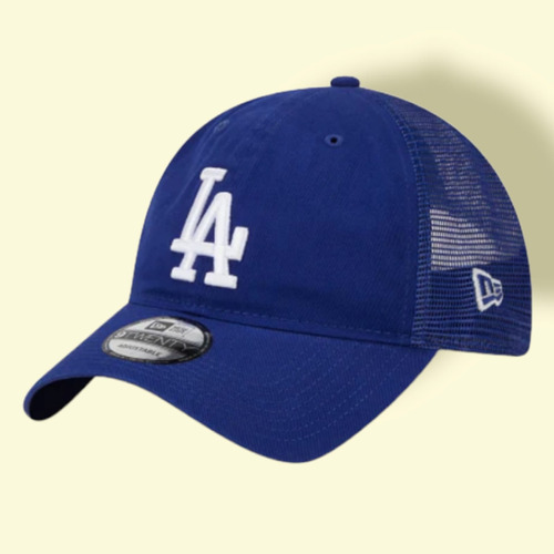 Gorra Unisex New Era Los Angeles Dodgers Textil Azul Malla