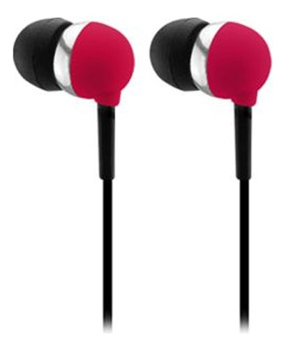 Auriculares Con Cable Panacom Calidad Premium En Sonido Color Rojo