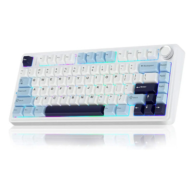 Teclado Gamer Aula F75 Reaper Switches Español con Luz Rgb | Envío gratis
