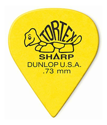 Jim Dunlop 412p73 0,73 tortex Sharp Púas De Guitarra