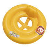 Silla Salvavidas Bebe 1 Año Inflable Doble Anillo Bestway Color Naranja