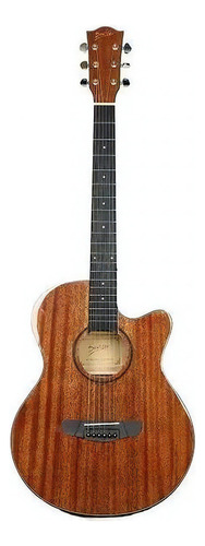 Guitarra Acústica Deviser 40inch L-725a Para Diestros Natural Richlite Brillante