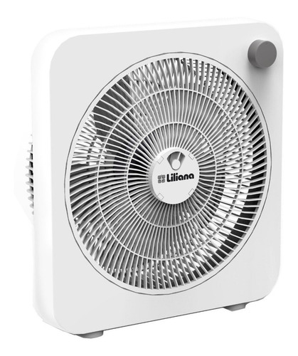 Ventilador De Piso Liliana Vtc12 Turbo Blanco Con 5 Palas 