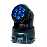 Cabezal Movil 7 Leds Rgbw Robotico Dmx 14 Canales Dj Audiori